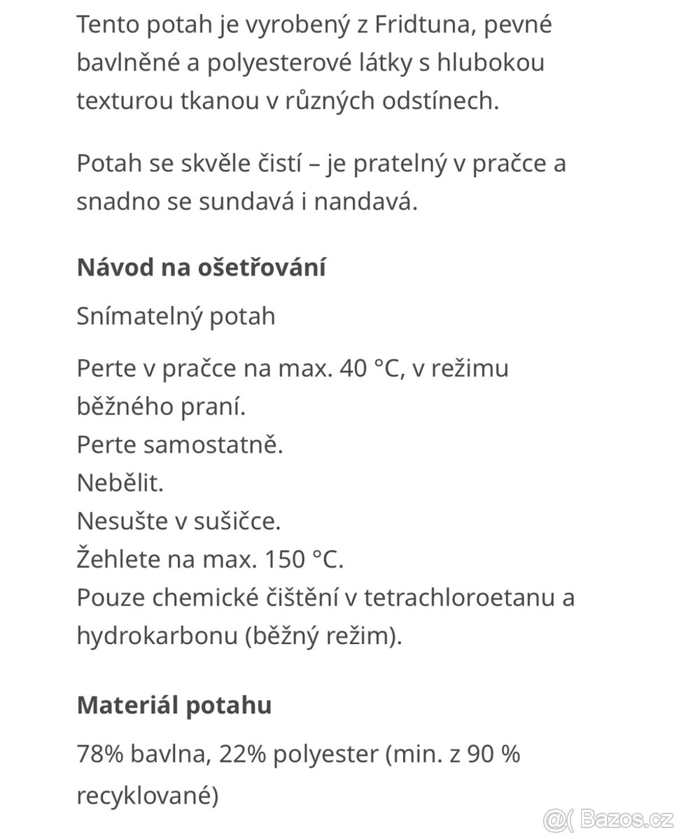 Lenoška - gauč Ikea - 5