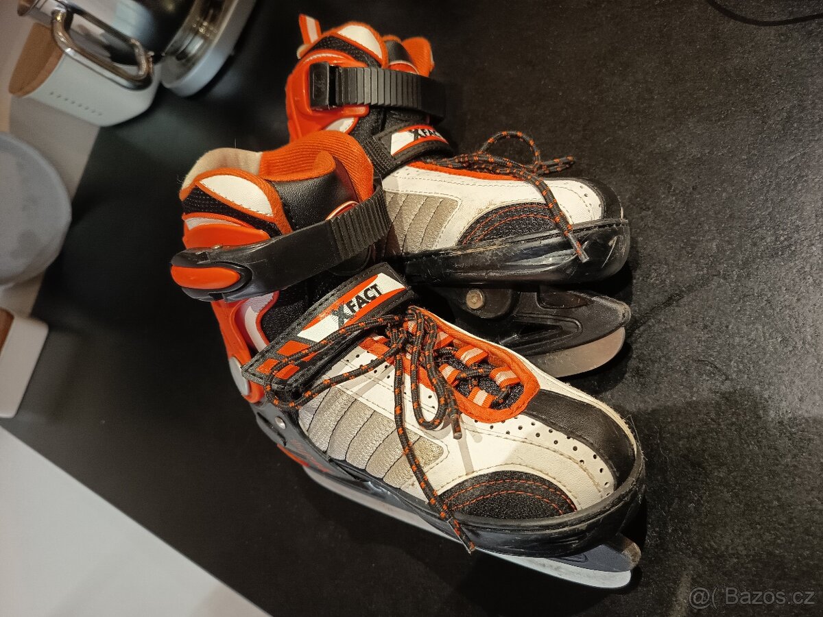 Dětské posuvné brusle na led velikost 31-34 - 5