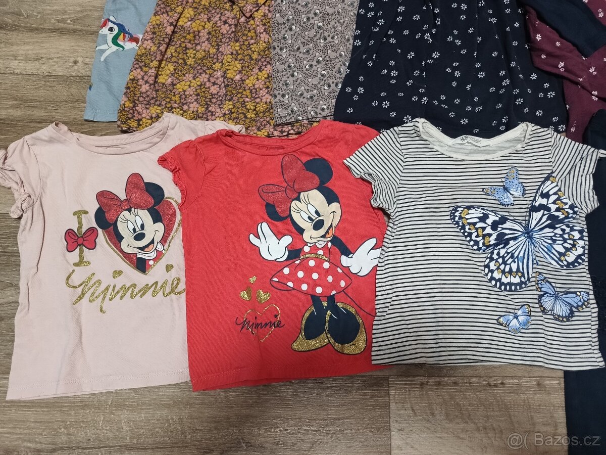 Set dívčího oblečení vel. 98 H&M, C&A, Lindex... - 5