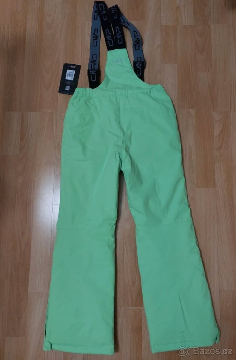 Nové zimní lyžařské kalhoty, oteplováky, 140/146, neon - 5