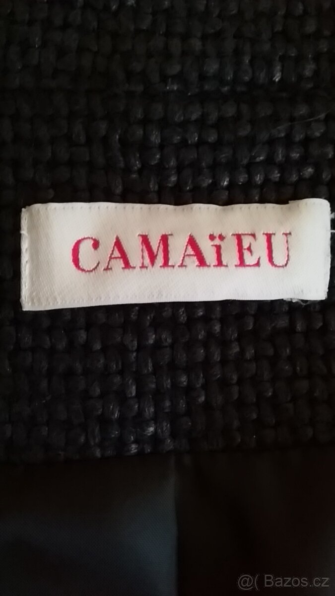 Teplý dámský 3/4 kabát z Camaieu vel. 38 - 5