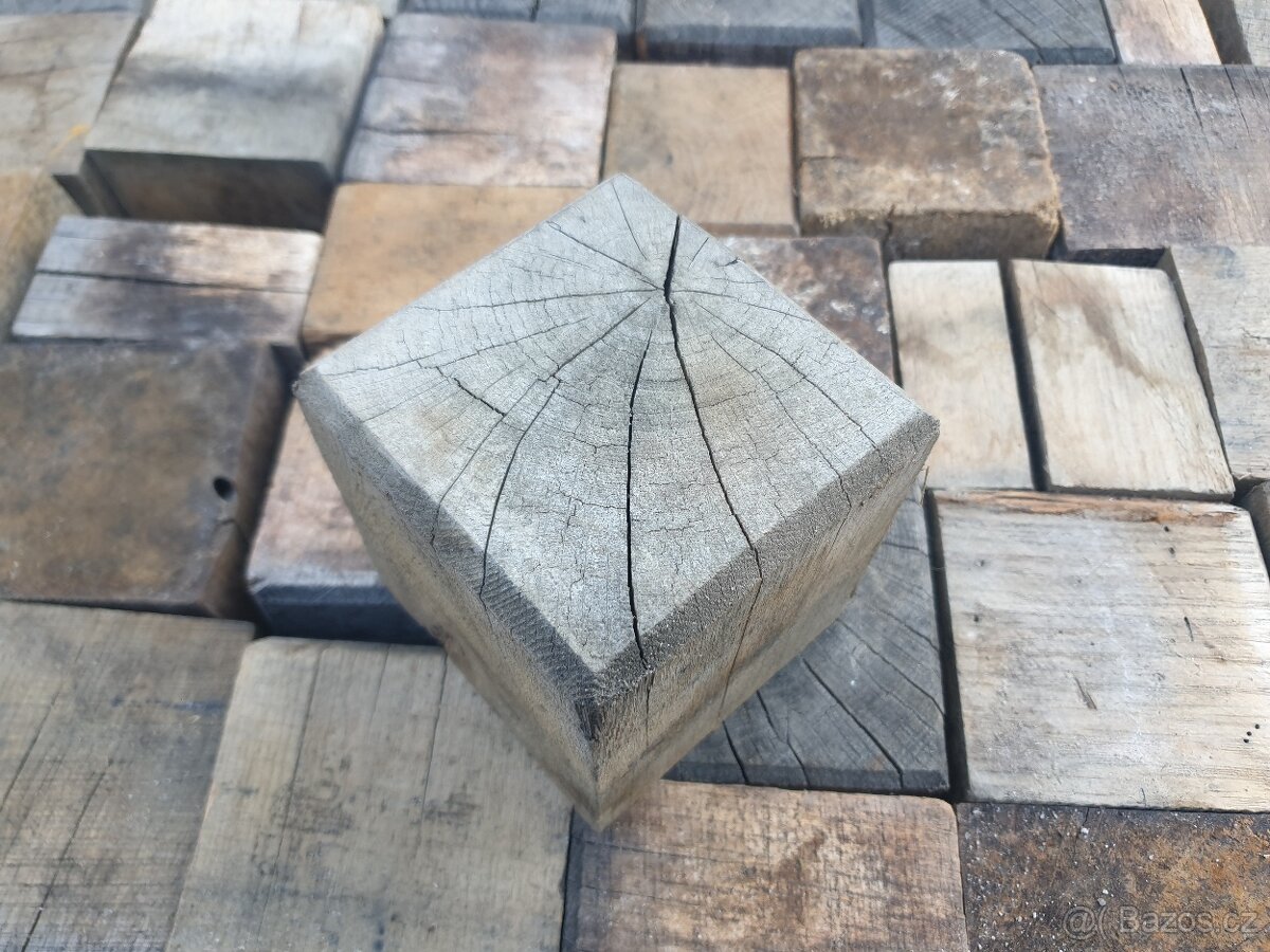 Dlažba dub špalíky 10x10x10 - 5