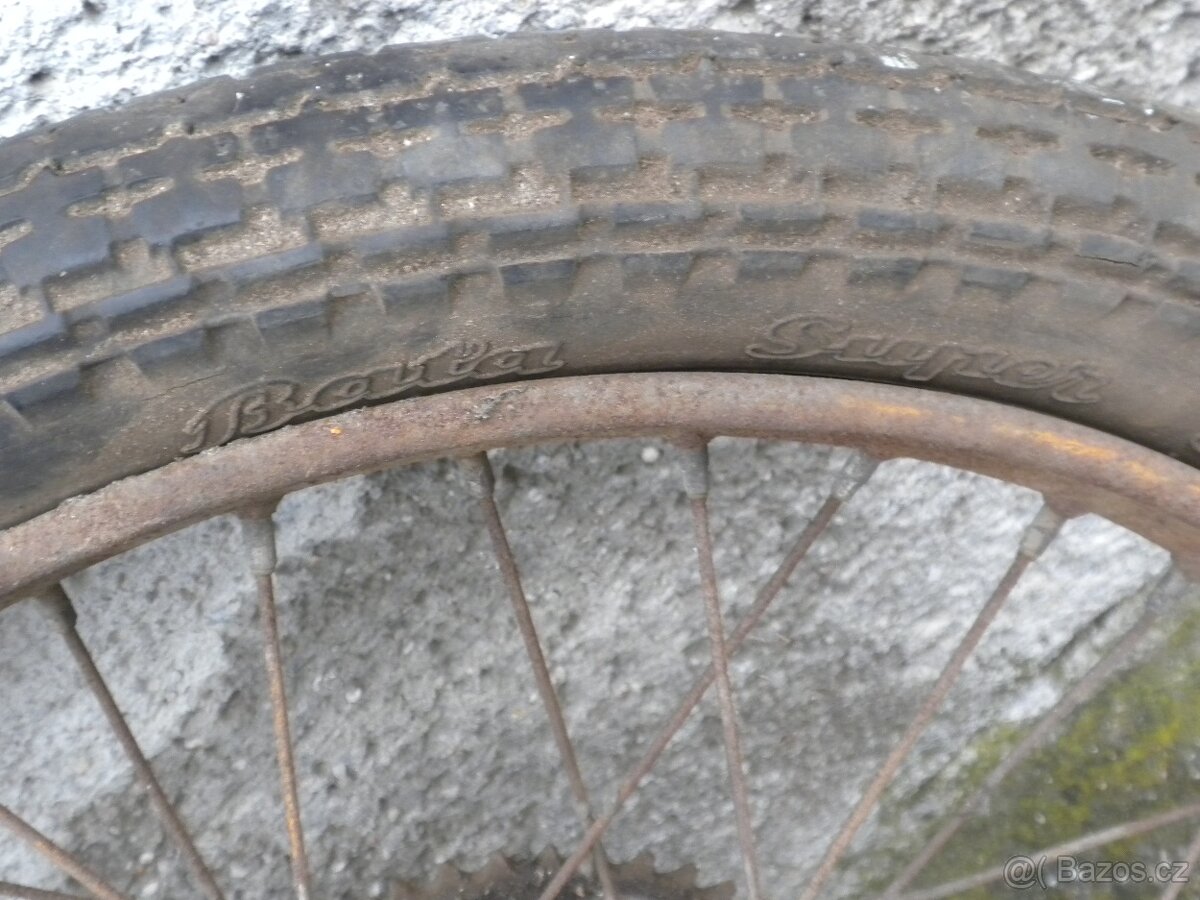 JAWA Robot zadní kolo kompletní zachovalé,možná i výměna - 5