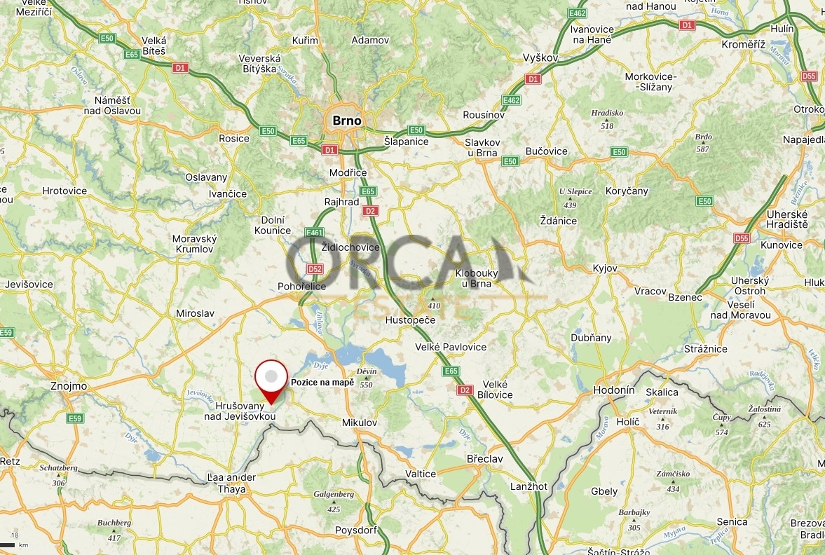 Nabídka pozemku v k.ú. Jevišovka o výměře 4245 m2 - 5