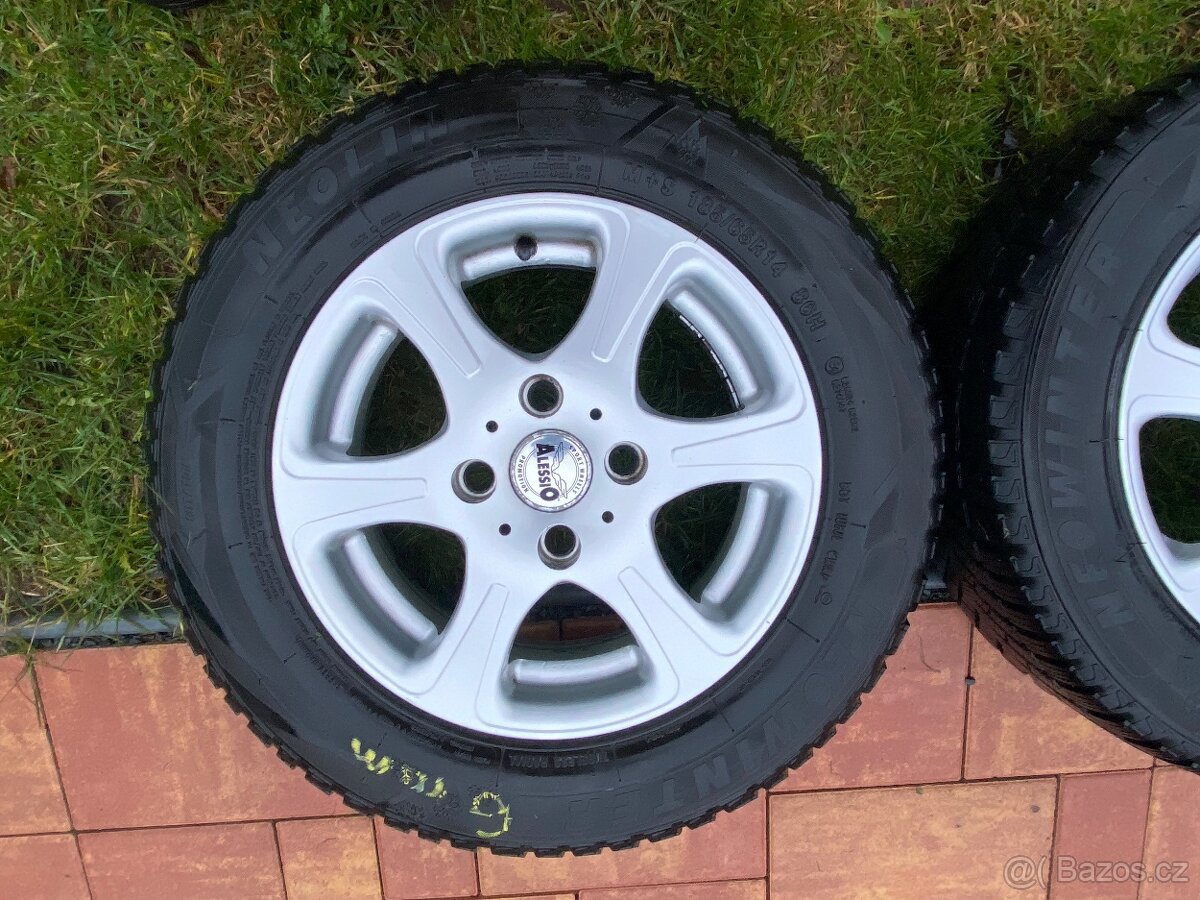 4 ks Alu kola + zimní pneu - 5