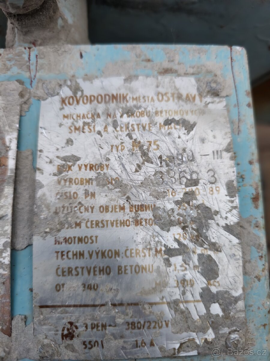 Stavebni míchačka 380 V - 5