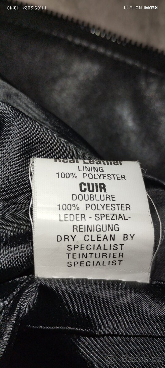 KOŽENÁ BUNDA (HOVĚZÍNA),Černá - 5