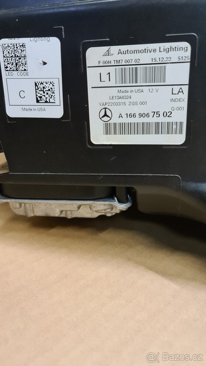 LED HLAVNÍ SVĚTLO MERCEDES BENZ W166. ML. GLE - 5