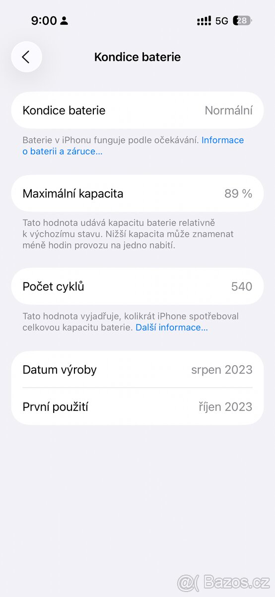 IPhone 15 pro 256 GB, titan - 5