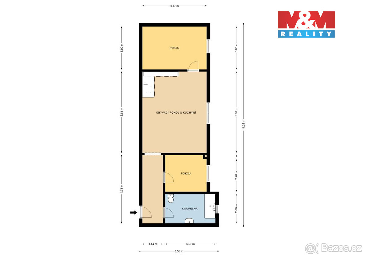 Prodej bytu 3+kk v Brně, ul. Zemědělská - 5
