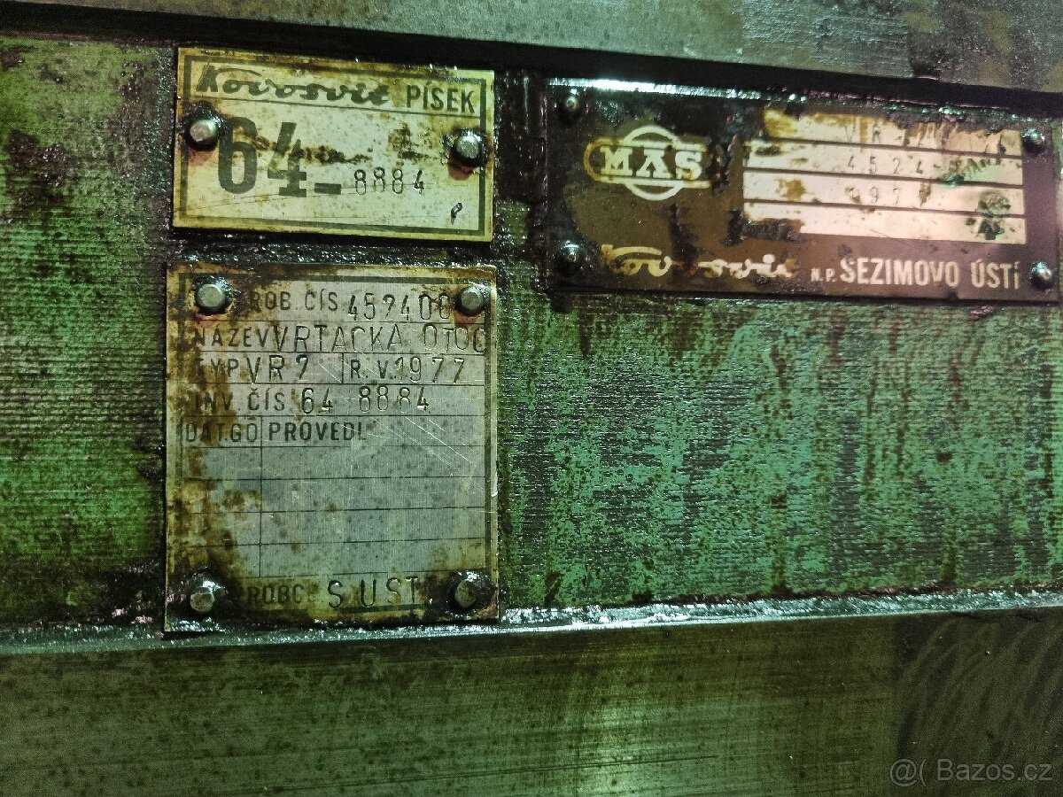 Radiální vrtačka VR2, r. v. 1977, MAS - 5