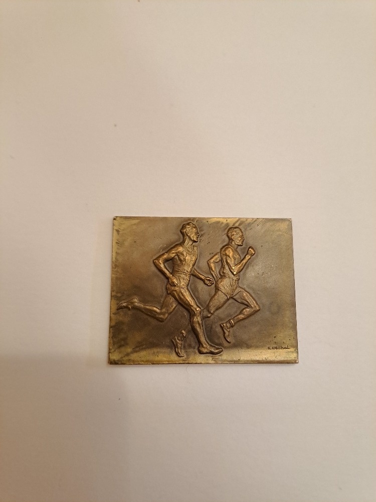 STARÉ MOSAZNÉ MEDAILE ZE 30.let - 5