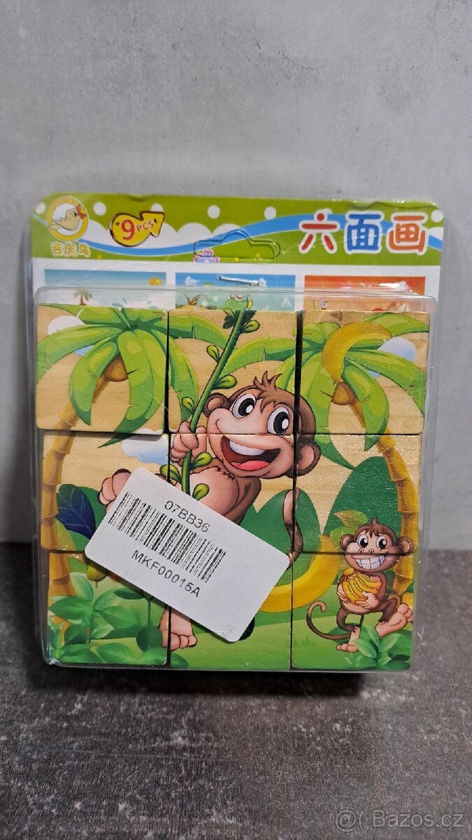 Dřevěné kostky s obrázky - 5