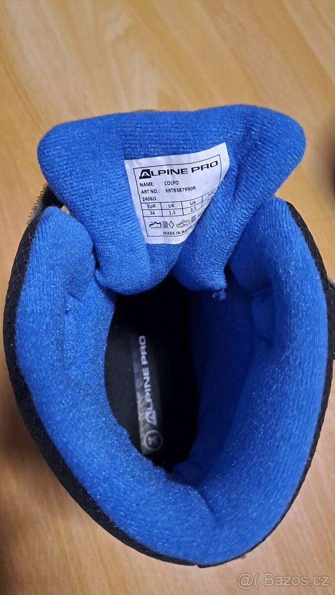 Dětské boty Alpine Pro Colpo, vel 34 - 5