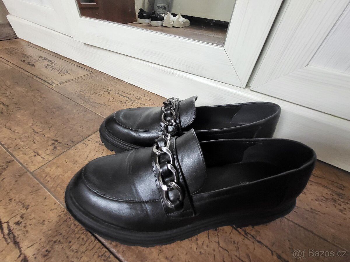 MOKASÍNY vel.41 zn.CATWALK ČERNÉ MODERNÍ - 5