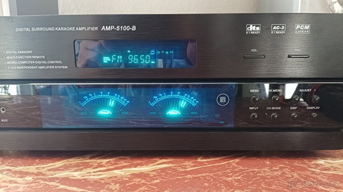 Zánovní receiver auna amp 5100. - 5