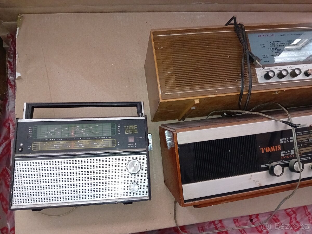 Gramofon, magnetofon. Stará rádia - 5