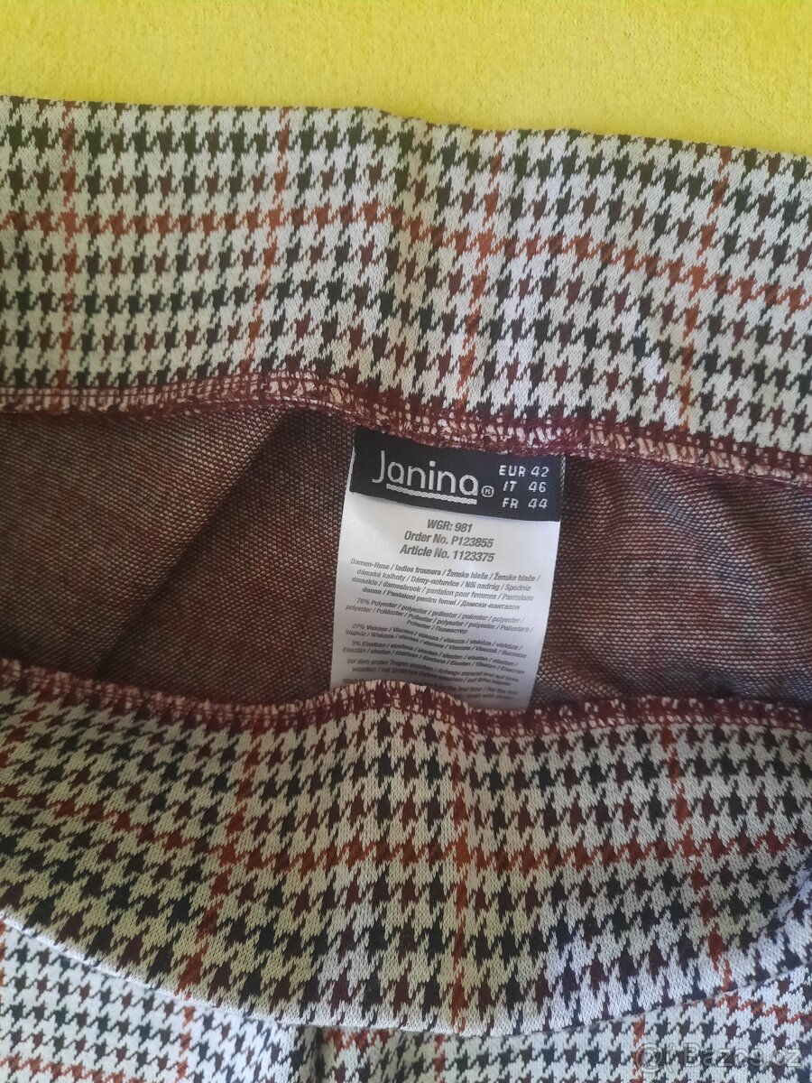 Vlněné kalhoty JANINA vel.42 - 5