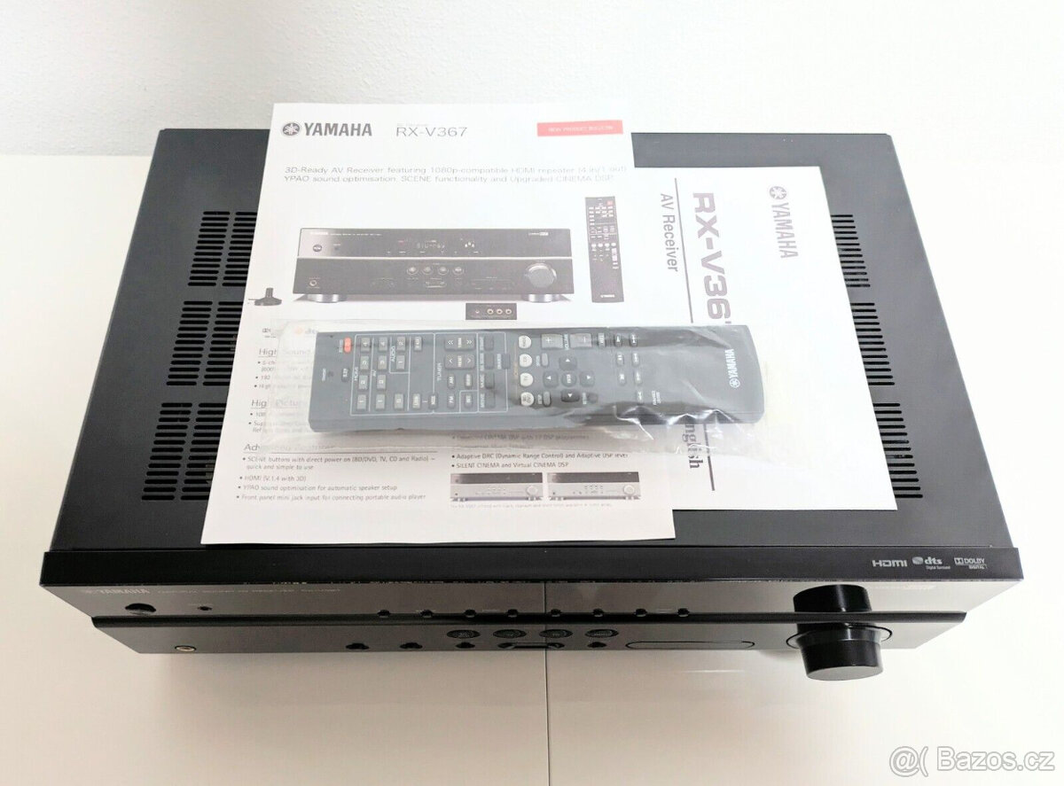 Yamaha RX-V367 1.4a 3D HDMI AV receiver, návod, DO - 5