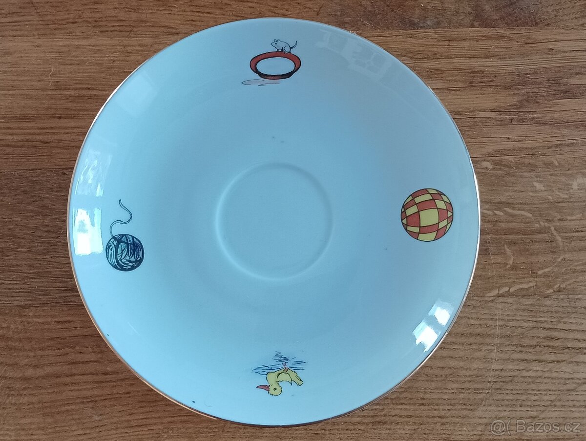 DĚTSKÝ PORCELÁNOVÝ PODŠÁLEK BOHEMIA NOVÁ ROLE - 5