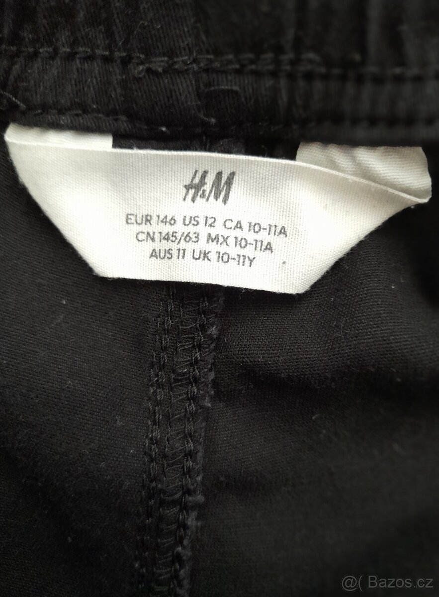 Bavlněné jogger kalhoty H&M, vel. 146 - 5