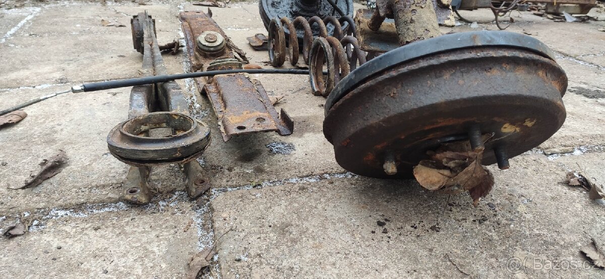 Zadní naprava široká škoda 125l - 5