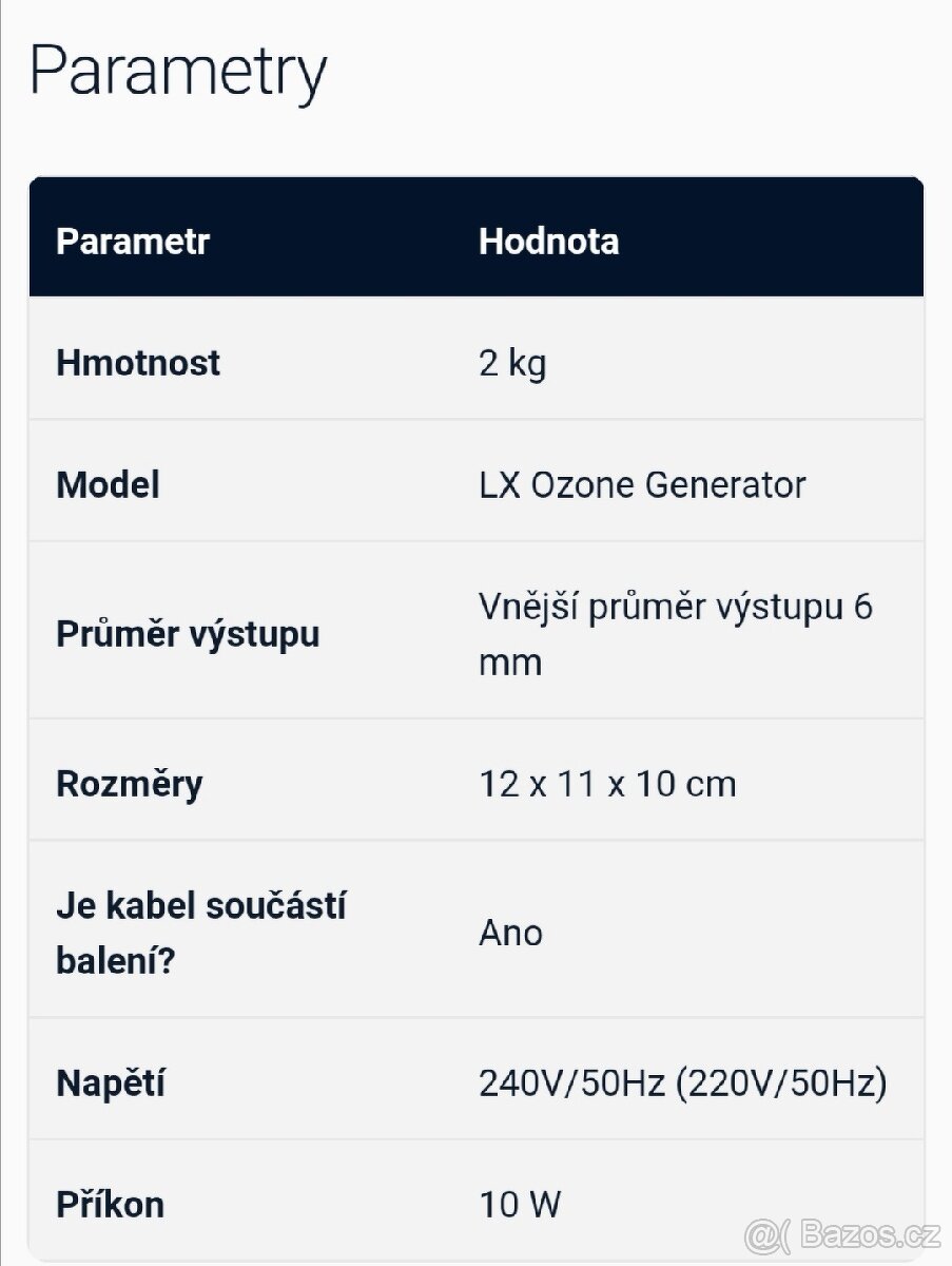 Ozonátor pro vířivku - 5