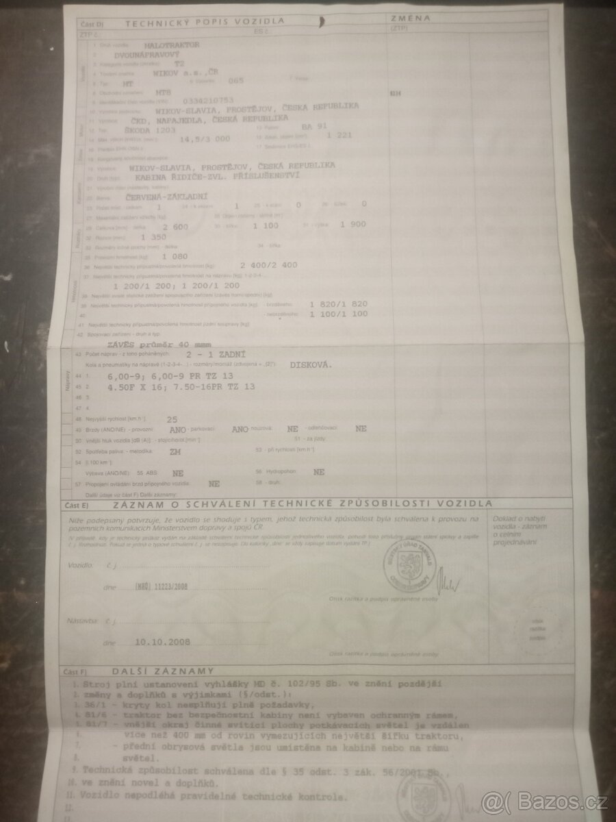 Prodám malotraktor Agrozet MT8 065 - 5