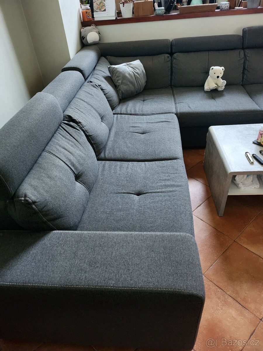 Rozkladaci rohova sedacka - 5