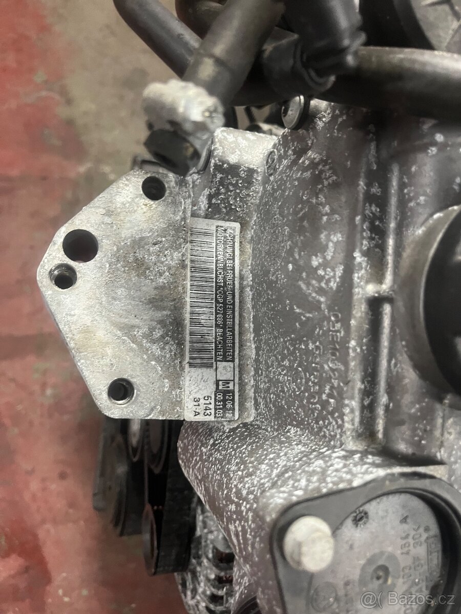 Motor CGP 1.2 12 V 51KW 2012 Fabia 130tis km nové rozvody - 5