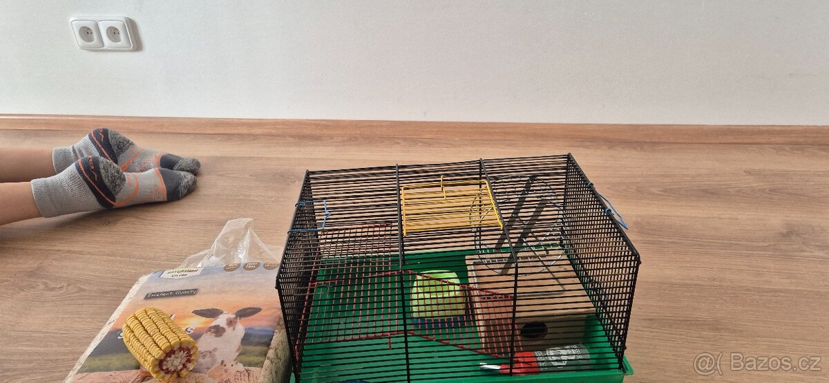 Klec na křečíka džungarského + zdarma příslušenství - 5