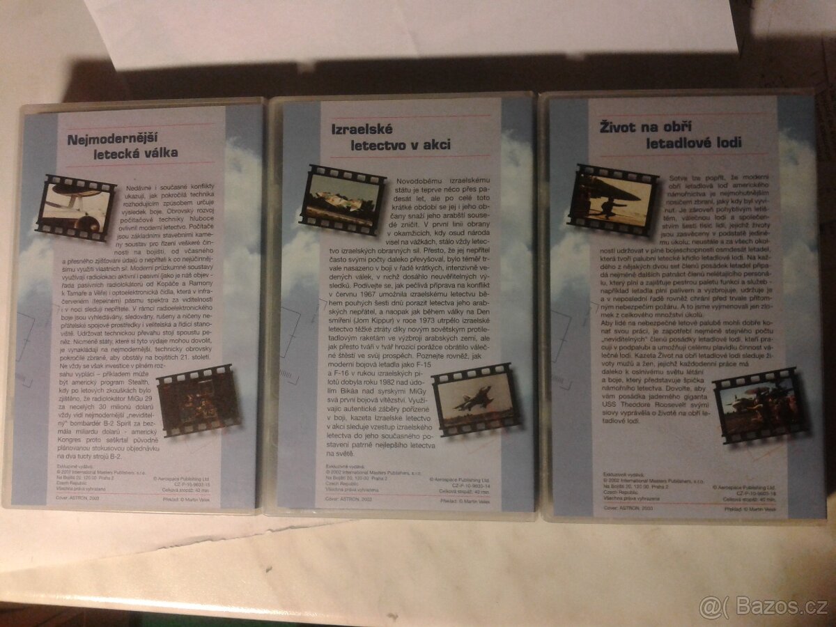 Vojenské letecké VHS kazety - 5