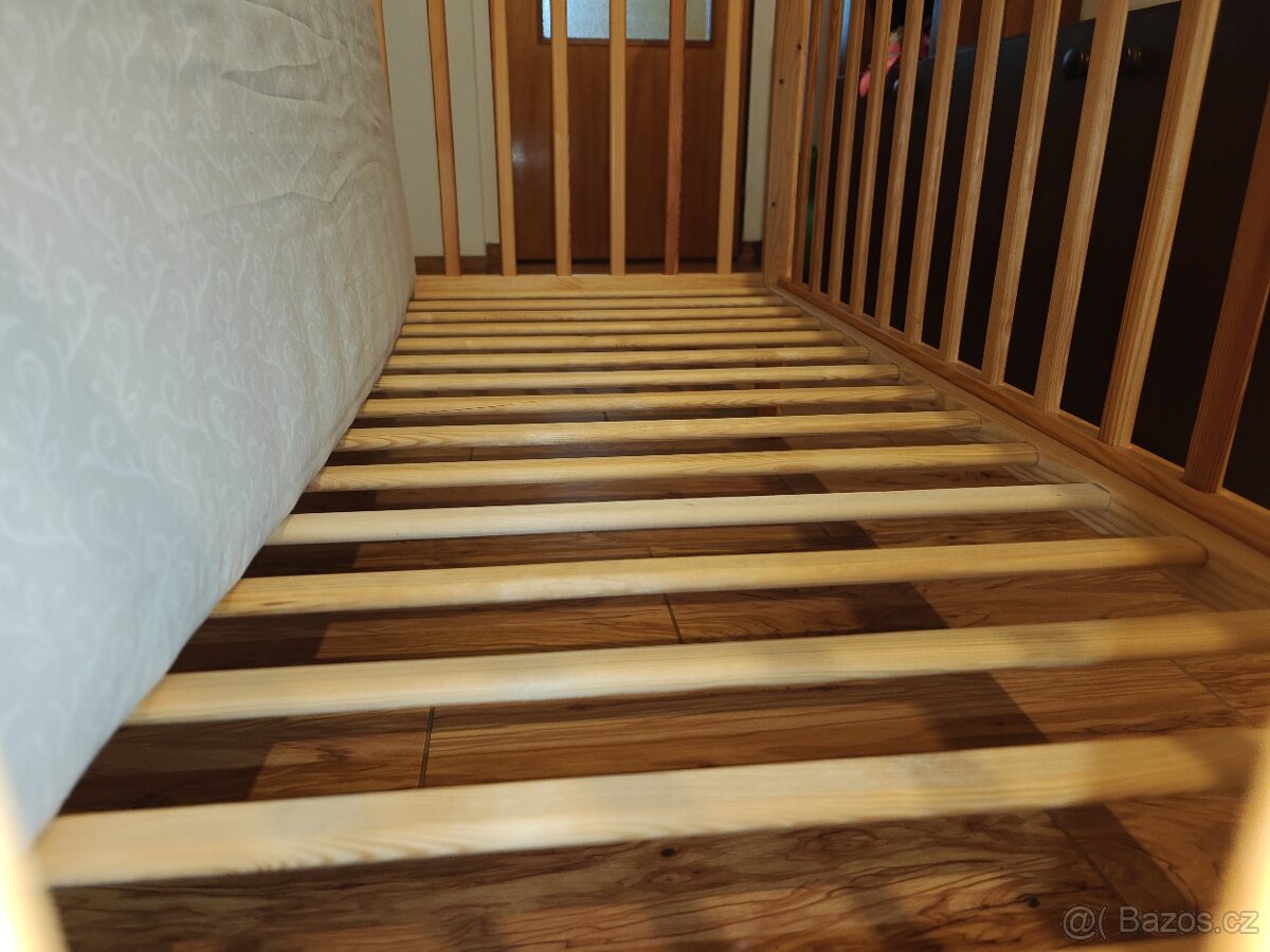 Dětská postýlka 120x60 + matrace - 5