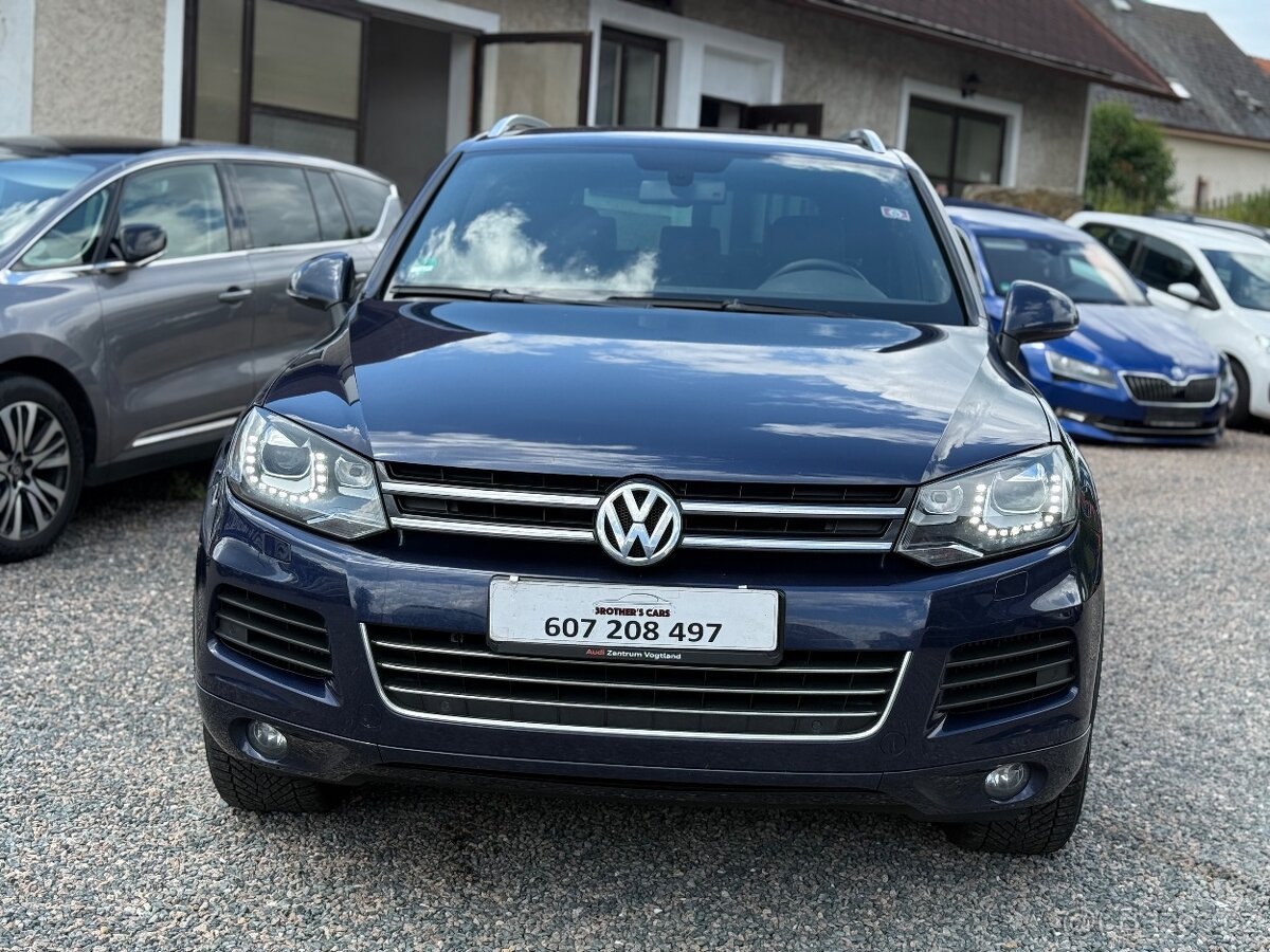 VW Touareg 3.0tdi 180kw 2013 (360/ZF8/NAVI/PRUŽINY/TAŽNE)