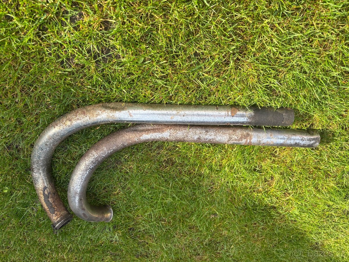 Jawa pérák 2x kolena výfuku - 5