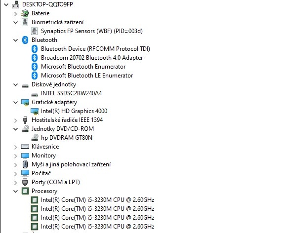 HP ProBook 6570b,i5-3230M,Win 10,SSD 240GB,RAM 8GB,15.4 palc - 5