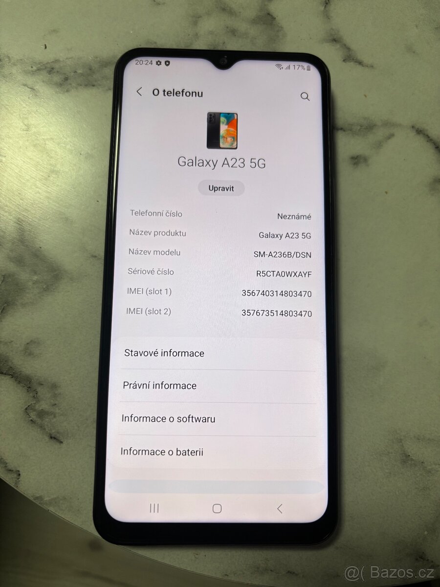 Samsung a23 5g top - 5
