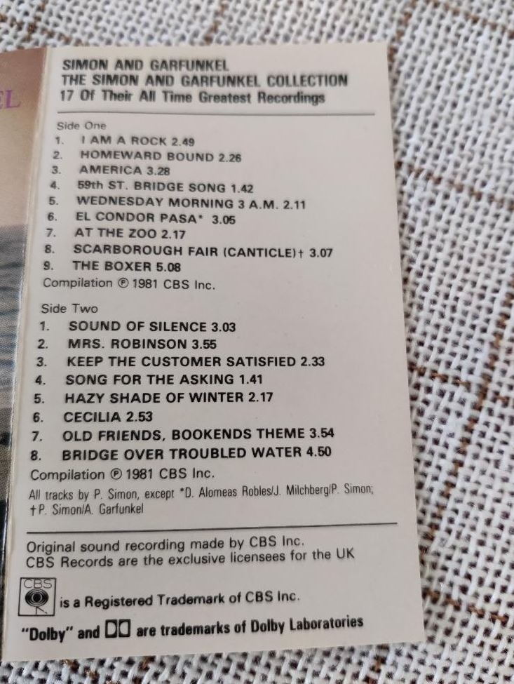 retro MC " SIMON & GARFUNKEL COLLECTION " - 5