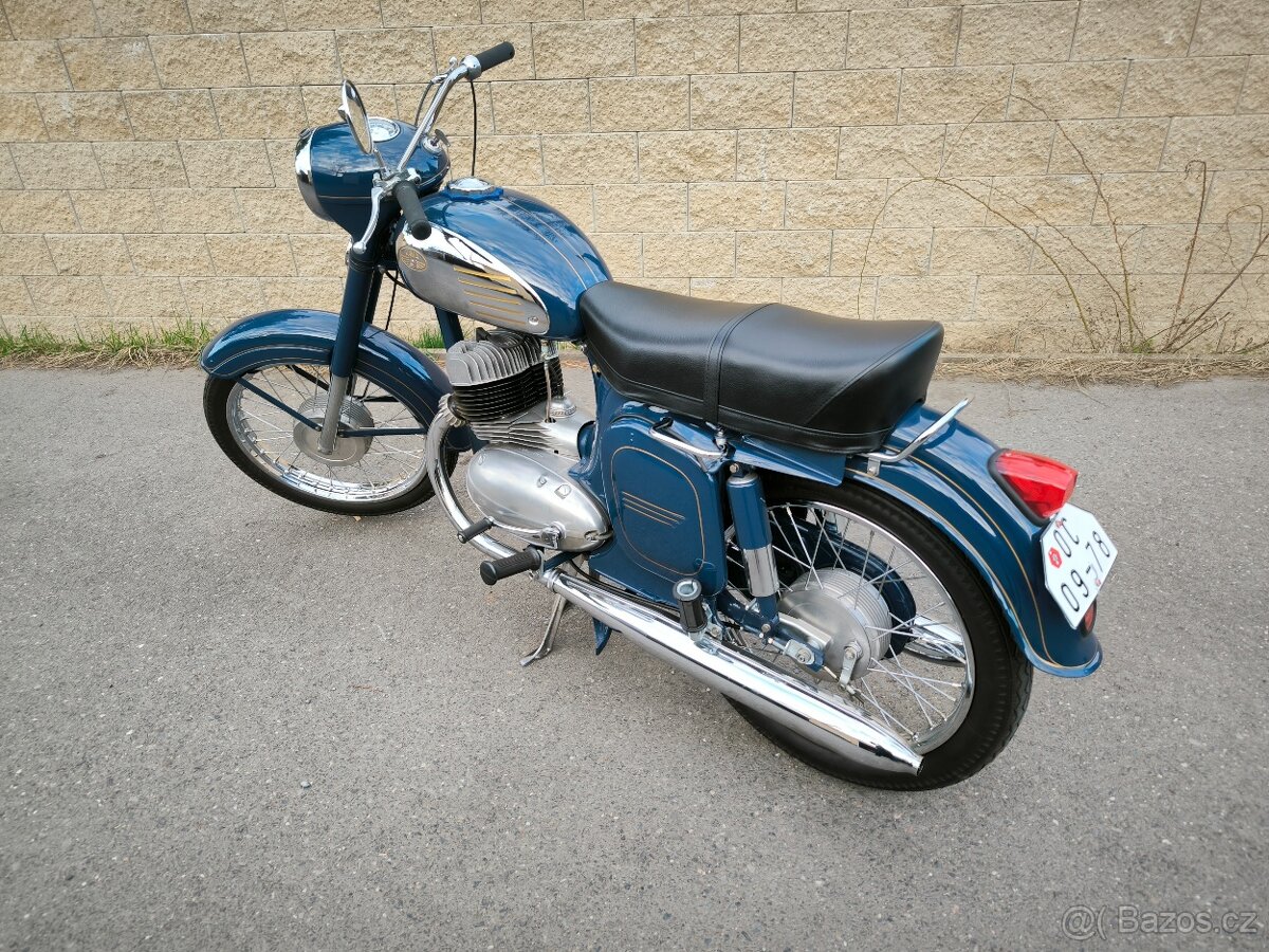 Jawa 350/361 Sport po profesionální renovaci,malá SPZ - 5