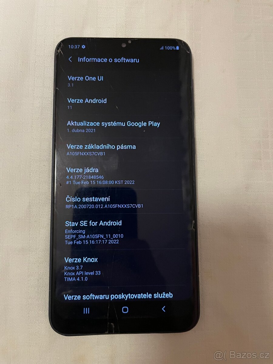 Samsung Galaxy A10 – prasklý displej, plně funkční - 5