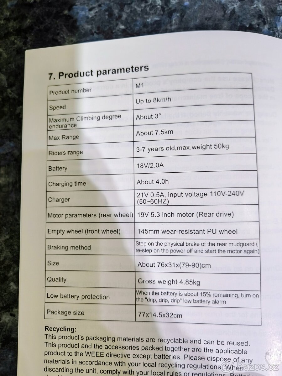 Elektrická koloběžka Windgoo - 5