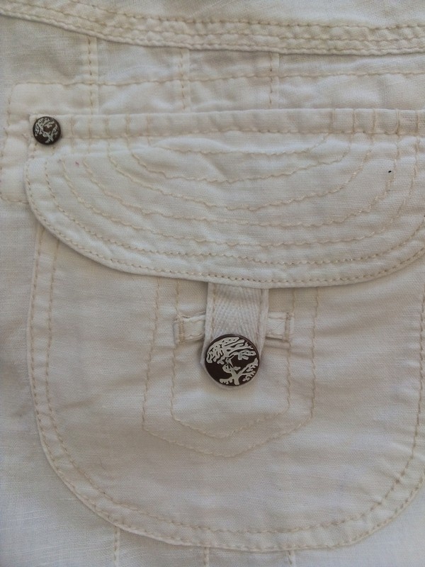 Krásná letní bílá sukně Etam 40/42 - 5