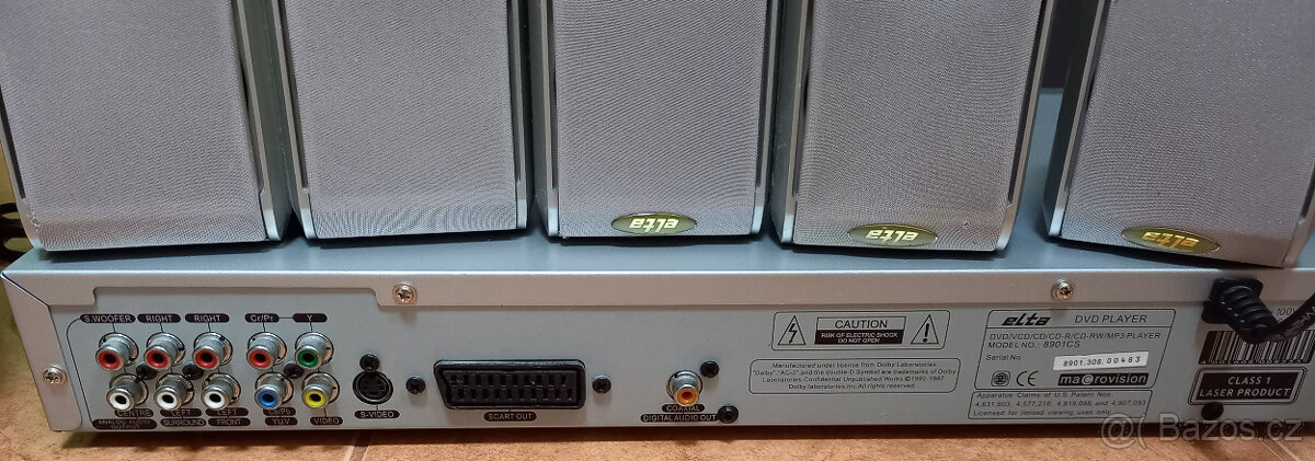 DVD systém Elta domácího kina+příslušenství+ovládač - 5