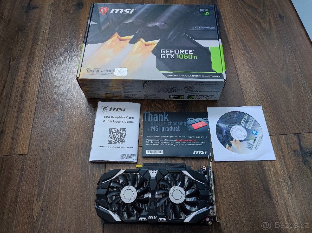 MSI GeForce GTX 1050 Ti 4 GB GDDR5 - 5