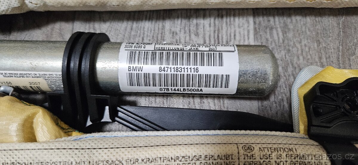 Palubní deska airbagy BMW E90 E91 E92 E93 - 5