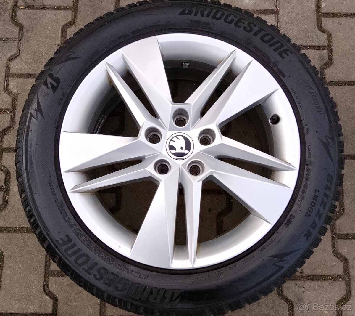Zimní alu disky originální Škoda Superb III 5x112 R17 - 5