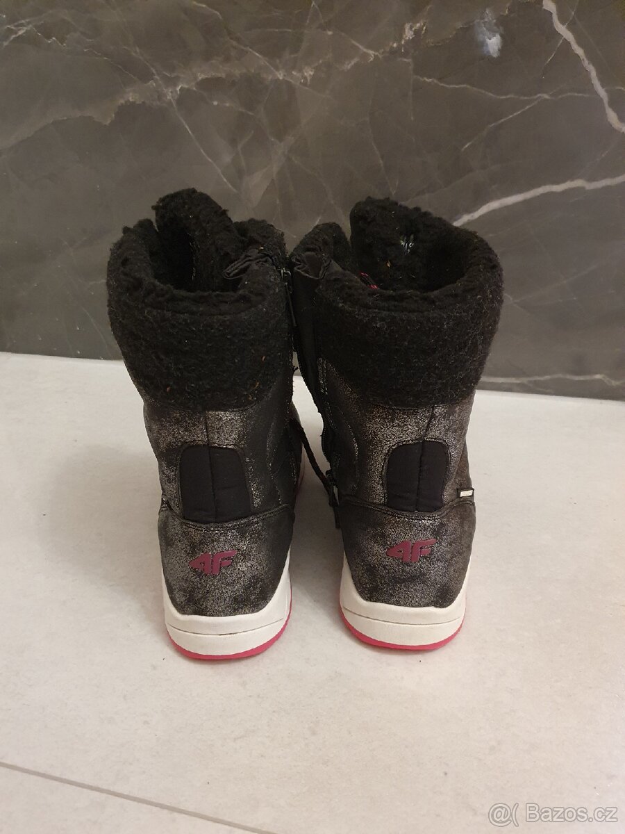 Dětské dívčí sněhule 4F, velikost 37, jako nové - 5