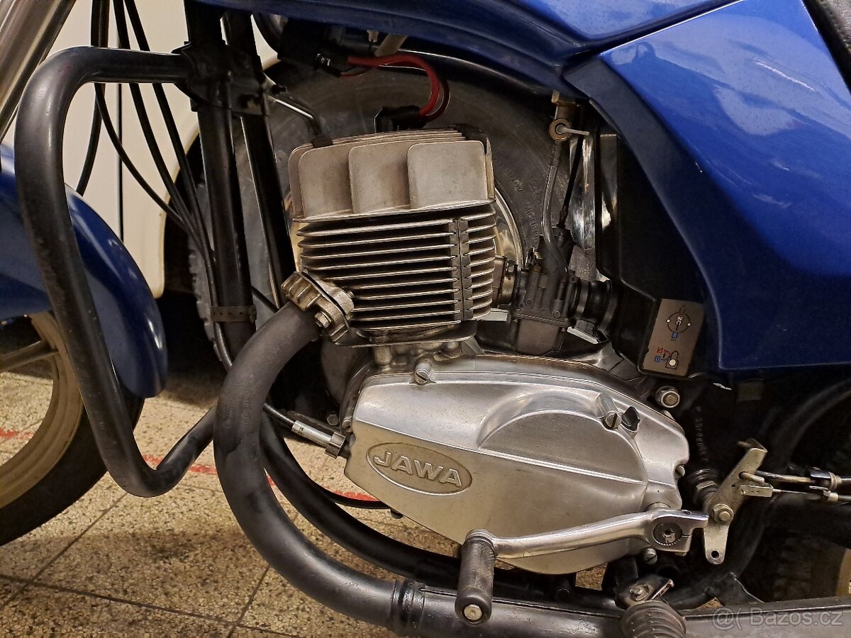 JAWA 350 640 Blue Style - 5