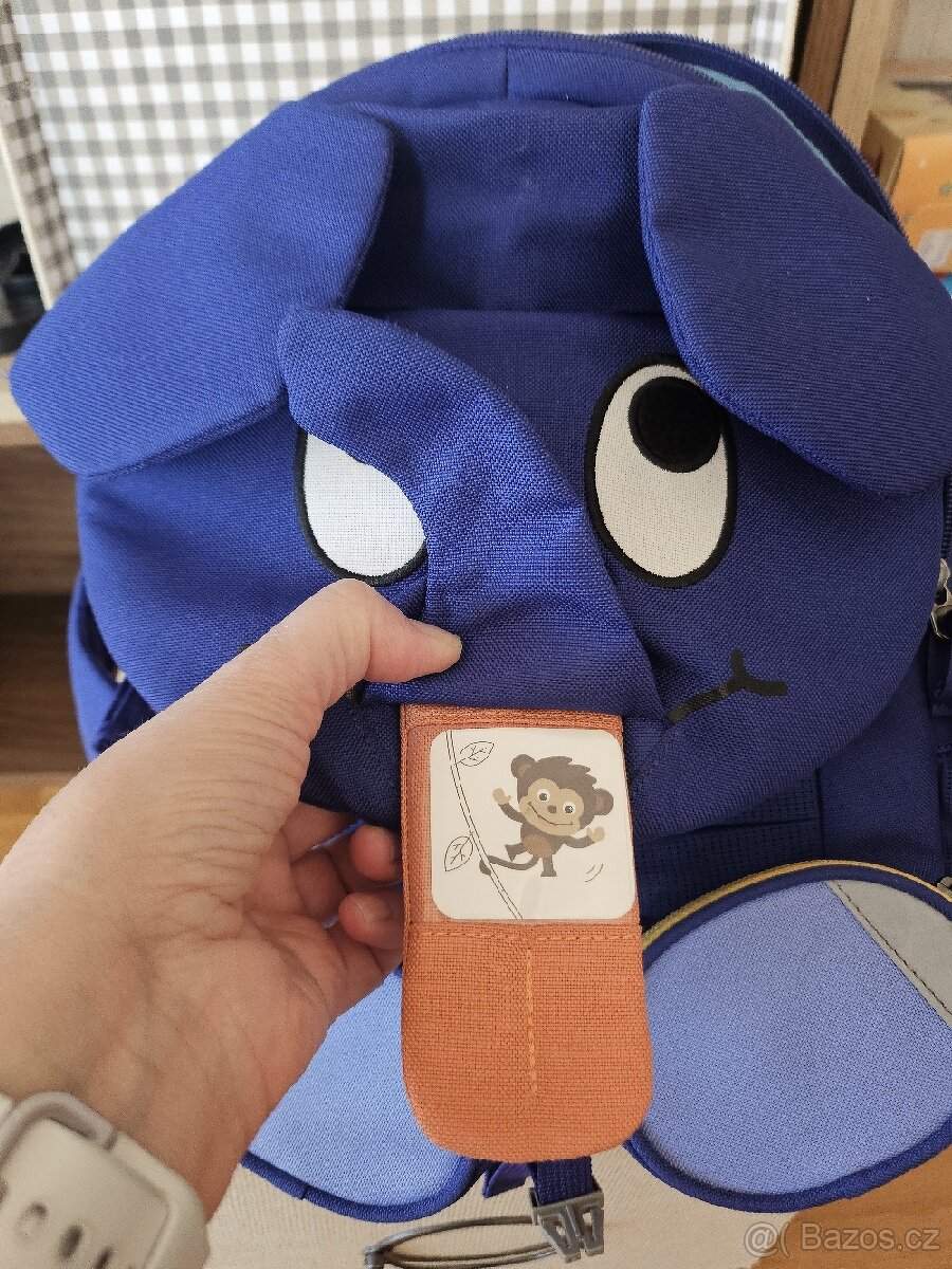 Dětský batoh do školky Affenzahn Elephant large blue - 5