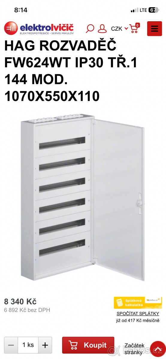 Prodám elektro jističe - 5